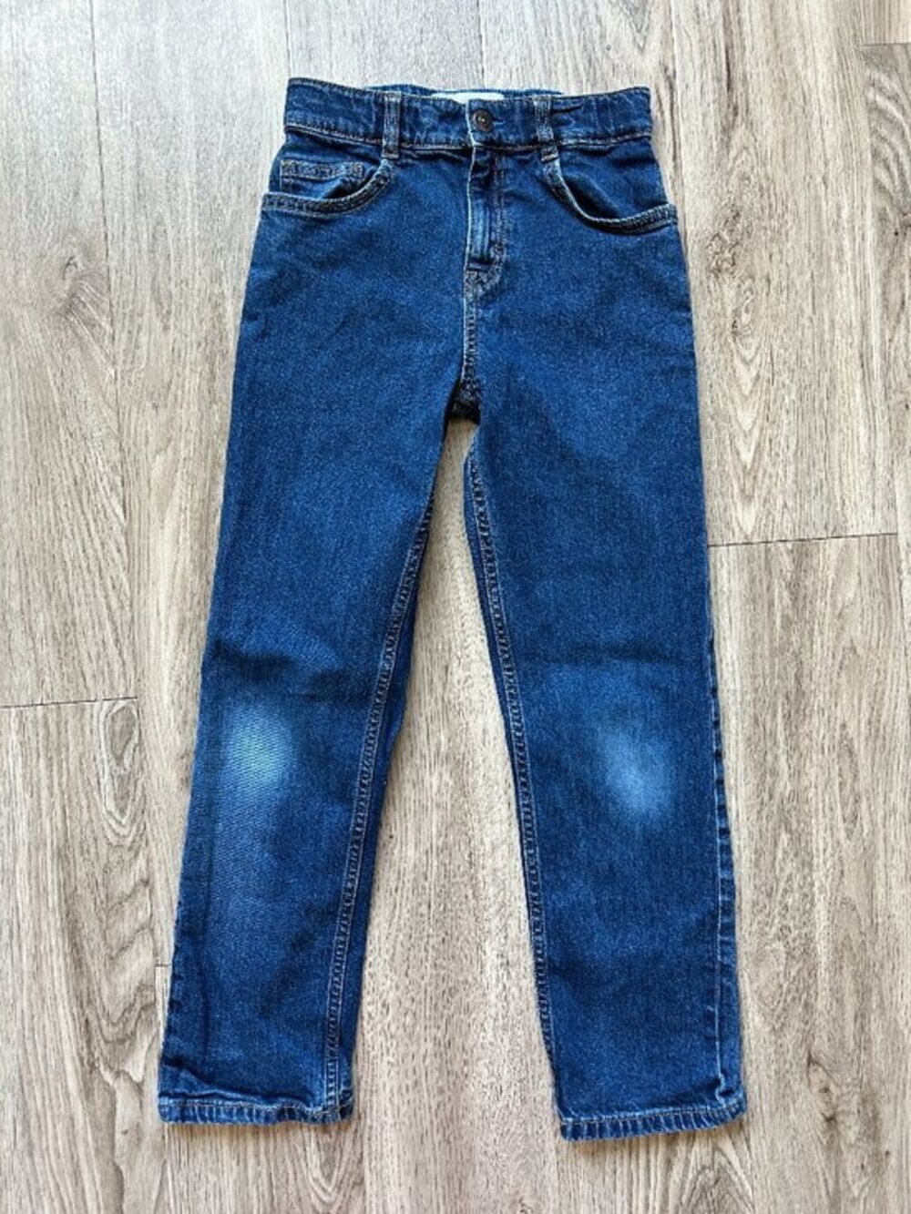 Mini Boden Everyday Straight Leg Jeans in Dark Wash Kids Size 9-10 YO